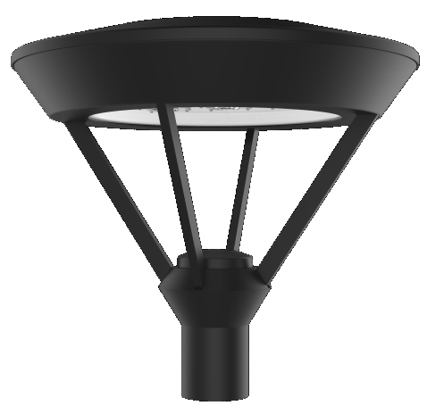 Crystal-Pulsar Architectural Post Top Luminaire,